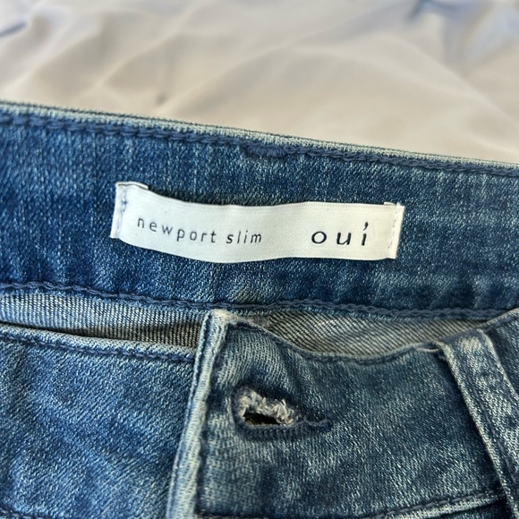 Newport slim Oui jeans with detail - Picture 2 of 9